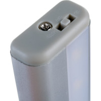 Светодиодный светильник Uniel для мебели с датчиком движения ULM-F48-2W/4500K/4AAA SENSOR IP20 SILVER UL-00008289