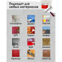 Резиновая краска Доминар  белая, 3 кг T33253