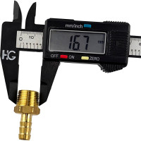 Штуцер пневмо 3/8" НР - 8 мм, 5 шт HG 1648024