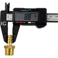 Штуцер пневмо 3/8" НР - 8 мм, 5 шт HG 1648024