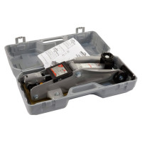 Подкатной домкрат СЕРВИС КЛЮЧ 2 т, малый, ВЫСОКИЙ, в кейсе, 75001