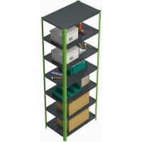 Стеллаж ООО Металекс Metalex AIR 2200x1000x300 мм, 7 полок SMAVII221030