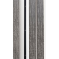 Интерьерная рейка Стильный Дом 11 шт, 2700x16x35 мм, дуб серый v530644