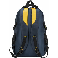 Универсальный рюкзак BRAUBERG TITANIUM, синий с желтыми вставками, 45x28x18см, 270768