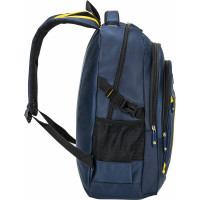 Универсальный рюкзак BRAUBERG TITANIUM, синий с желтыми вставками, 45x28x18см, 270768