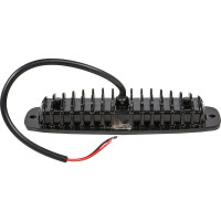 Светодиодная прямоугольная врезная фара Airline 6 LED рассеянный свет, 18 Вт, 185x60x35 мм, 12/24 В ALED007