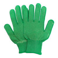 Рабочие перчатки Master-Pro® МИКРОТАЧ зеленый, нейлоновые 1 пара 2513-NPVC-GRN-S 2513-NPVC-GRN-S-1