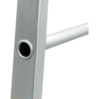 Профессиональная стремянка Новая Высота NV3117, 1x7 ступеней 130 мм, Max нагр. 225 кг, 2К башмаки, 3117107