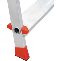 Профессиональная стремянка Новая Высота NV3117, 1x7 ступеней 130 мм, Max нагр. 225 кг, 2К башмаки, 3117107