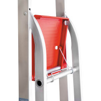 Профессиональная стремянка Новая Высота NV3117, 1x7 ступеней 130 мм, Max нагр. 225 кг, 2К башмаки, 3117107