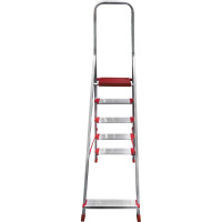 Профессиональная стремянка Новая Высота NV3117, 1x5 ступеней 130 мм, Max нагр. 225 кг, 2К башмаки, 3117105