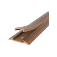 Порог с монтажным каналом IDEAL 42 мм, 1.6 м, 292 орех миланский, 1 шт. ПМК42-1,6 292 ОРХ МИЛ