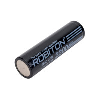 Аккумулятор ROBITON 2.2/Li18650/np без защиты, черный 18226