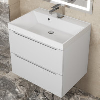 Раковина для ванной комнаты Uperwood Classic 60 см, прямоугольная 291020335