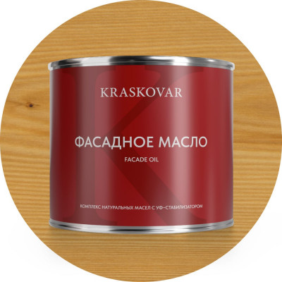 Масло фасадное Kraskovar Бесцветный 2,2л 1152