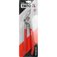 Ножницы по металлу YATO изогнутые, левые, 260мм YT-1900