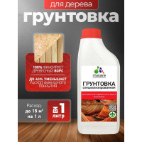 Грунтовка для фиксации древесного ворса MALARE акриловая, 1 л 2036773327899 ГФИКСПР0100