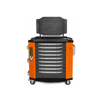Инструментальная тележка Toollbox с экраном серии premium ТВР-9 RAL 2008