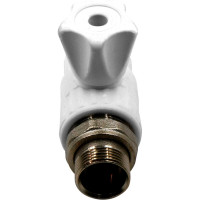 Прямой кран для радиатора РОСТерм ПП 20х1/2 НР radtapstrPPR20-1/2in