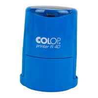 Оснастка для круглой печати Colop Printer диаметр 41.5 мм, с крышкой R 40 син