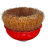 Щетка корщетка чашка YIDA 100 мм, М14, мягкая проволока TORGWIN T876603