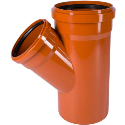Тройник наружной канализации Ostendorf 45 градусов, 250х200 224310
