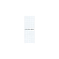 Блокнот ОФИСМАГ А5, 146x209 мм, 80 л, гребень, картон, жесткая подложка, клетка, темно-серый 129868
