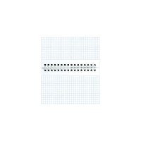 Блокнот ОФИСМАГ А5, 146x209 мм, 80 л, гребень, картон, жесткая подложка, клетка, темно-серый 129868