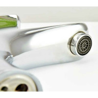 Смеситель для умывальника Juguni одноручный, с гибкой подводкой 0402.939C