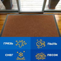 Влаговпитывающий коврик Blabar Tuff 90x150 см, коричневый 92233