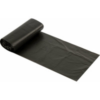 Мешки в рулоне для мусора стандарт 30 л, черные, 30 шт, ПНД, 8 мкм, 50x60 см ОФИСМАГ 601379