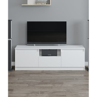 Тумба ТВ ФЕЛИКС МАРКЕТПЛЕЙС МКП-ТМТВ140x30-В1-1068 Белый шагрень ПК-МКП-ТМТВ140Х30-В1-1068