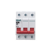 Выключатель нагрузки DEKraft ВН-102, 3 Р, 63 А, 400 В 17011DEK