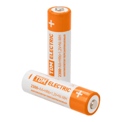 Аккумулятор TDM ELECTRIC AA-2300 mAh Ni-MH BP-2 SQ1702-0070
