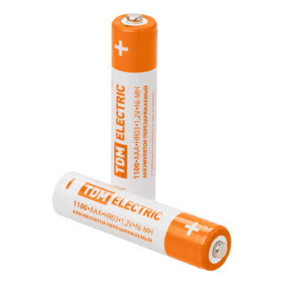 Аккумулятор TDM ELECTRIC AAA-1100 mAh Ni-MH BP-2 SQ1702-0076