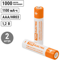 Аккумулятор TDM ELECTRIC AAA-1100 mAh Ni-MH BP-2 SQ1702-0076