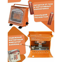 Газовый инфракрасный обогреватель Следопыт ОЧАГ PF-GHP-IM02