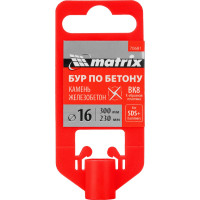 Бур по бетону (16x300х245 мм; SDS-plus) MATRIX 70681