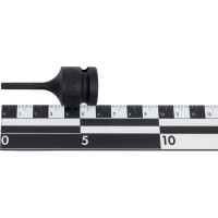 Ударная цельная головка-бита 6 гранная 4 мм, 1/2", 60 мм FORCE 24406004