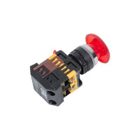 Красная кнопка EKF AELA-22 Гриб с подсветкой 220В NO+NC 10шт pbn-aela-1r-220