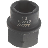 Головка торцевая ударная мини 6-гранная JTC 1/2" х 13мм, длина 28мм 442813 508559