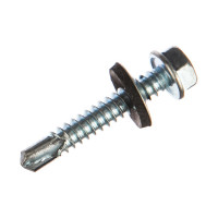 Кровельный саморез Качественный КРЕПЕЖ цинк, 6.3х38 мм, 85 шт 0500197 КЧ