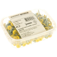 Прессшайба Качественный КРЕПЕЖ 4.2х16 мм, желтый цинк RAL 1018, острый, 250 шт 0200285 КЧ