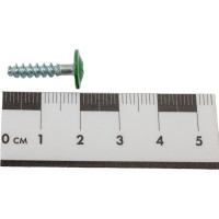 Прессшайба Качественный КРЕПЕЖ 4.2х19 мм, зеленый лист RAL 6002, острая, 250 шт 0300207 КЧ