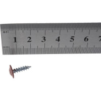 Прессшайба Качественный КРЕПЕЖ 4.2х16 мм, красная окись RAL 3009, острая, 250 шт 0200295 КЧ