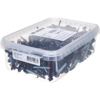 Кровельный саморез Качественный КРЕПЕЖ коричневый RAL 8017, 4.8х51 мм, 200 шт 1000121 КЧ