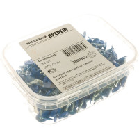 Прессшайба Качественный КРЕПЕЖ 4.2х16 мм, синяя RAL 5005, сверло, 250 шт 0301101 КЧ