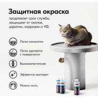 Краска для декоративных работ KUDO DECO FLEX жидкая резина серебро KU-5335