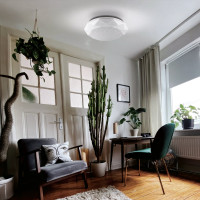 Потолочный светодиодный светильник Lumin'arte 12 Вт, 960 Лм, 26985 мм, 6000К Холодный свет, освещает 8 м² C10LLW12W