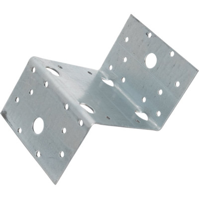 Крепежный уголок Метизный двор Z-образный KUZ 105, оцинкованный 60х105х60х90, 4690441003904